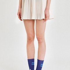 Semi High Waist Pleats Culottes_Ivory-a