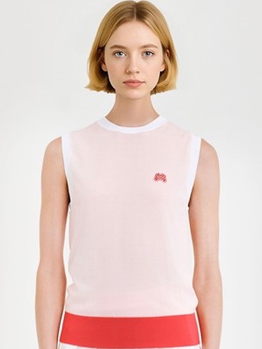 flimsy Round Vest_L/Pink-a
