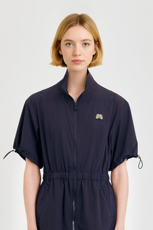Woven Stretch One-piece_Navy_NAVY-a