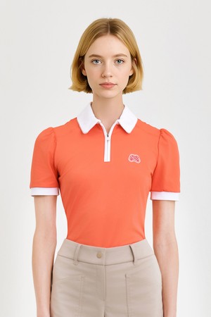Classy Zip-up Shirts_Orange_ORANGE-a