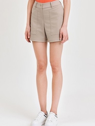 Big Pocket Shorts_Beige-a