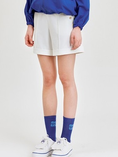 Wide Fit Shorts_White-a