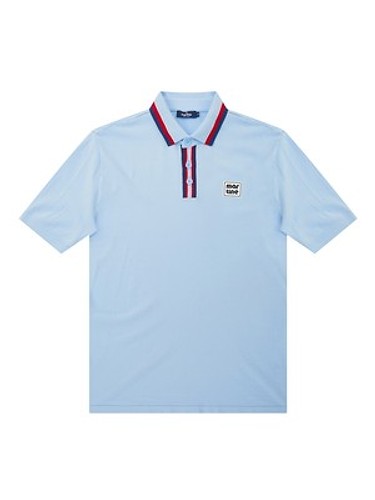 Tip Point Collar Sweater_S/Blue (Men)-a