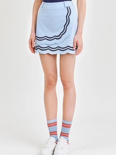 Wave Wrap Culottes_S/Blue-a
