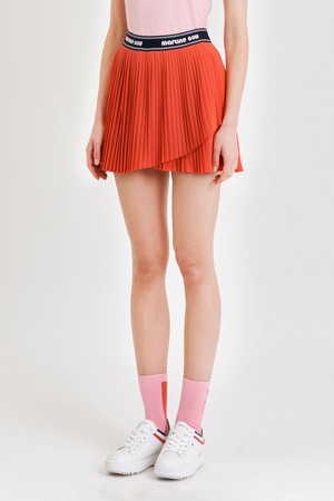 Banding Pleats Culottes_Orange_ORANGE-a