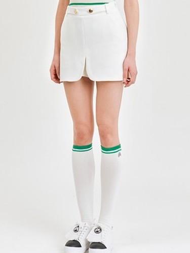 Classic Button Point Culottes_Ivory-a