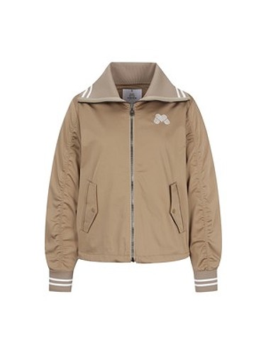 Collar Knit Point Jumper_Beige-a