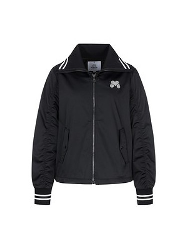 Collar Knit Point Jumper_Black-a