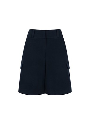 Basic Bermuda Pants_Navy-a