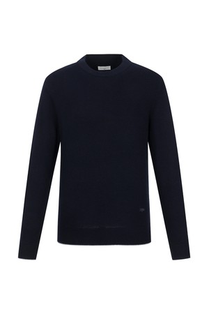 캐시미어 라운드 스웨터 네이비 (AM0DRD40149)