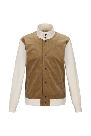 코듀로이 패치 방풍 가디건 아이보리 (AM0DCD45261)