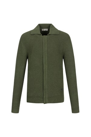 부클 티에리 가디건 카키 (AM0DCD35126)