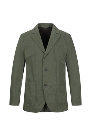 경량 코튼 스트레치 가먼트 워싱 자켓 카키(AM0DJK35326)