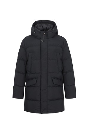 퀼팅 구스다운 점퍼 블랙 (AM0DTP45139)