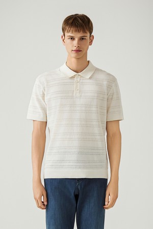 스카시 조직 티에리 스웨터 아이보리 (AM0ETS20361)