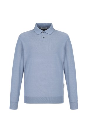 솔리드 긴팔 티에리 스웨터 블루 (AM0ETS10142)