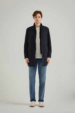 라이너 탈착 코트 네이비 (AM0ECT17149)