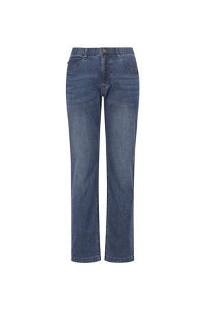 중청 코튼 린넨 데님 팬츠 딥블루 (AM0EJE25345)