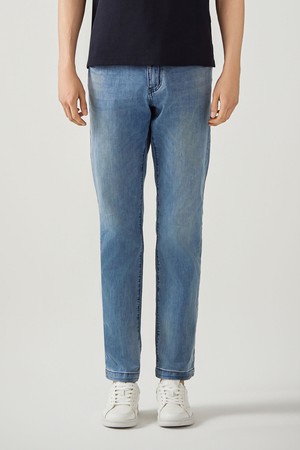 라이트 블루 데님 팬츠 블루 (AM0EJE25243)