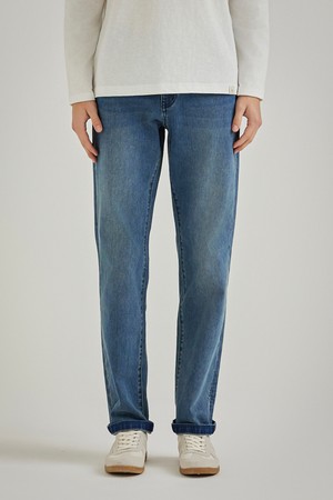 트윌조직 데님 팬츠 블루 (AM0EJE15243)