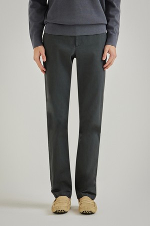 면스판 카치온 워싱 팬츠 차콜 (AM0ESL15238)