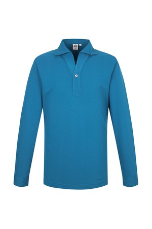 와이드 변형에리 티셔츠 블루 (AM0DKS13143)