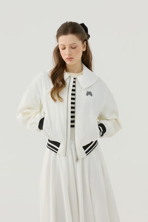 Bomber Jumper_O/White_WHITE-a