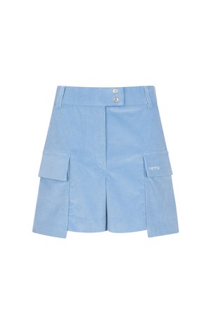 Corduroy Shorts_S/Blue