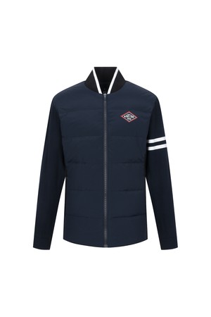 Knit Hybrid Down Jumper_Navy (Men)