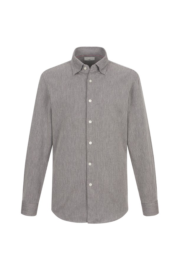 부드러운 셔닐 소재와 스트라이프 패턴이 돋보이는 남성용 셔츠입니다. 브라운 컬러로, 봄, 가을에 멋스러운 캐주얼, 클래식 스타일을 연출하기 좋습니다. 레귤러핏에 카라 디자인, 긴 소매, 버튼다운 디테일이 특징이며 일상, 데이트룩, 카페룩에 잘 어울립니다. 셔츠 특유의 부드러운 촉감으로 편안하게 착용할 수 있습니다.
