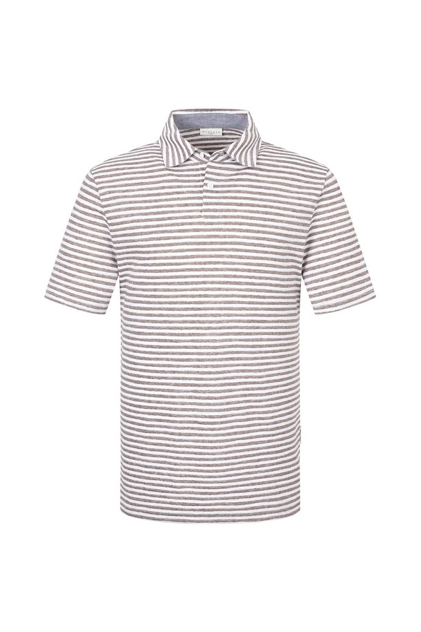 **변형 스트라이프 카라 티셔츠 브라운 (AM0FTTY20457)**는 캐주얼, 미니멀, 클래식 스타일을 아우르는 남성용 린넨 혼방 반소매 티셔츠입니다. 브라운 컬러에 레귤러핏, 레귤러 기장으로 제작되었으며, 얇은 두께감과 스트라이프 패턴이 특징입니다. 데이트룩, 카페룩에 적합하며, Clean-cut 스타일로 깔끔한 멋을 더합니다.
