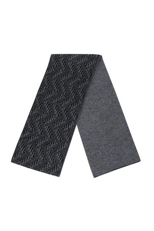 지그재그 조직 쁘띠 머플러 그레이(AMAEMF40334)