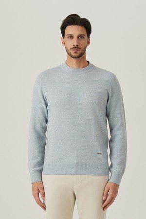 쉐기독 라운드 니트 L/블루(AM0ERD45141)