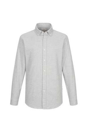 잔조직 셔츠 L/그레이(AMSEWS40232)