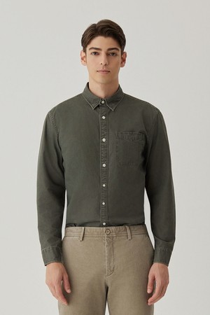 카치온 워크 셔츠 카키(AM0EWS35126)