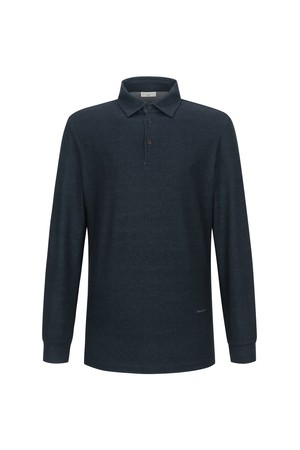 코트나 양기모 프린트 티셔츠 네이비(AMSEKS30249)