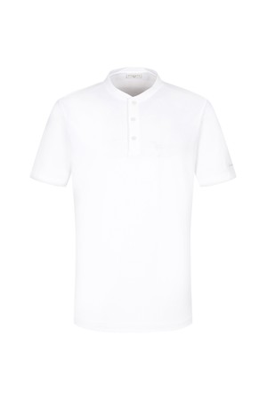 [페라로밀라노] 남성 아이스폴리 헨리넥 티 화이트 (AMREKS20231)