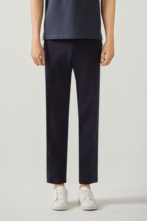 남성 폴리 링클 경량 셋업 슬랙스 네이비 (AM0ESL20349)