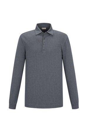 다잉프린트 Y카라 티셔츠 G/블루 (AM0FTTY15146)