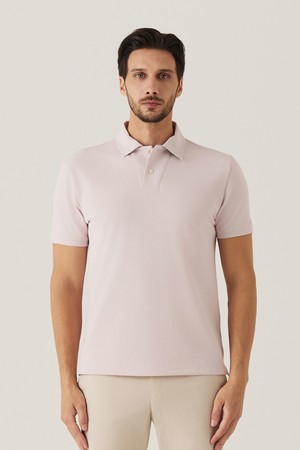 변형 플라켓 카라 티셔츠 L/핑크 (AM0FTTY20271)