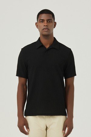 우븐 크링클 Y카라티 블랙 (AM0FTTY25139)