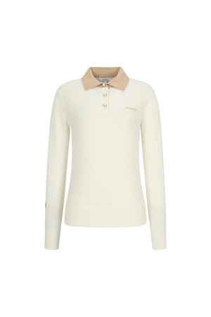 Cashmere Frill knit_OFF-WHITE