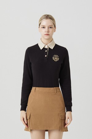 Gold Stitch Point T shirts_BLACK