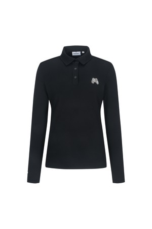 Polo Neck T shirts _BLACK