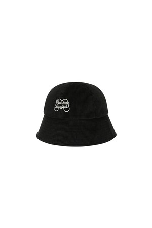 Symbol Corduroy Bucket Hat_BLACK