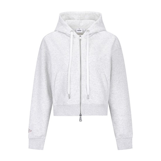 Martine Sweat Setup Hooded Zip up_L/GRAY