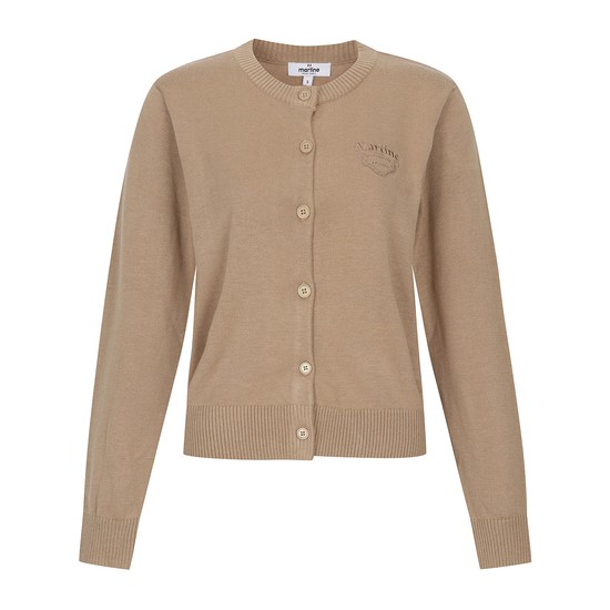 Classic Button Cardigan_D/BEIGE