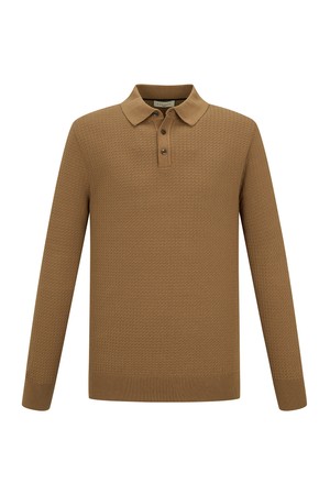 전판 변형 케이블조직 티에리 니트 카멜 (AM0FTSY10260)