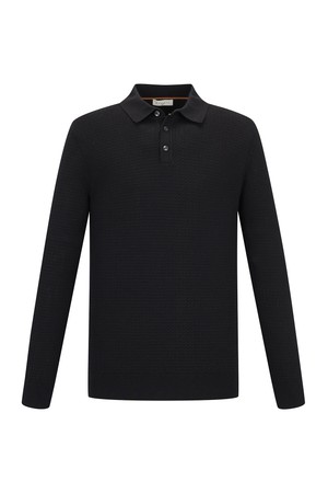 전판 변형 케이블조직 티에리 니트 블랙 (AM0FTSY10239)