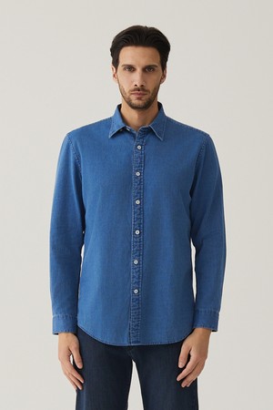 인디고 셔츠 블루 (AM0FTWB15243)